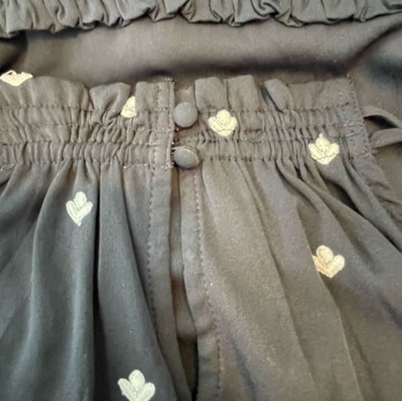 LOFT Dark Blue Sleeveless Blouse with Light Pattern - Picture 3 of 5